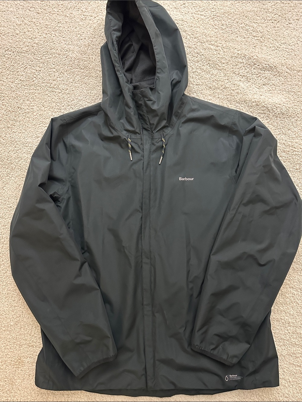 Barbour Oakwood Jacket Waterproof Hooded Black XL